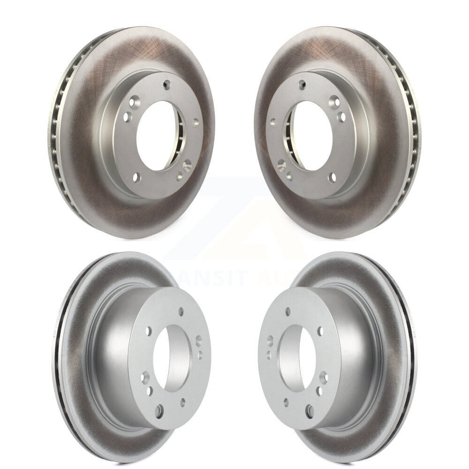 Front Rear Coated Disc Brake Rotors Kit For 2003-2006 Kia Sorento KG-100973