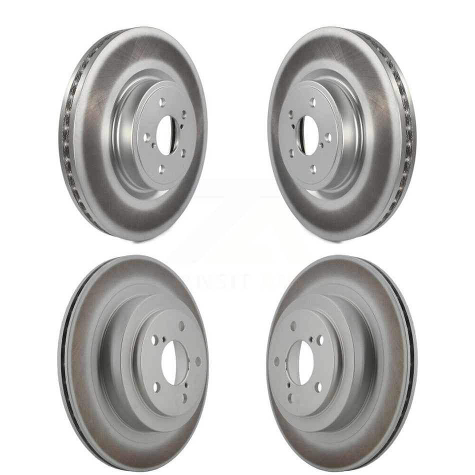 Front Rear Coated Disc Brake Rotors Kit For Subaru Legacy KG-100984
