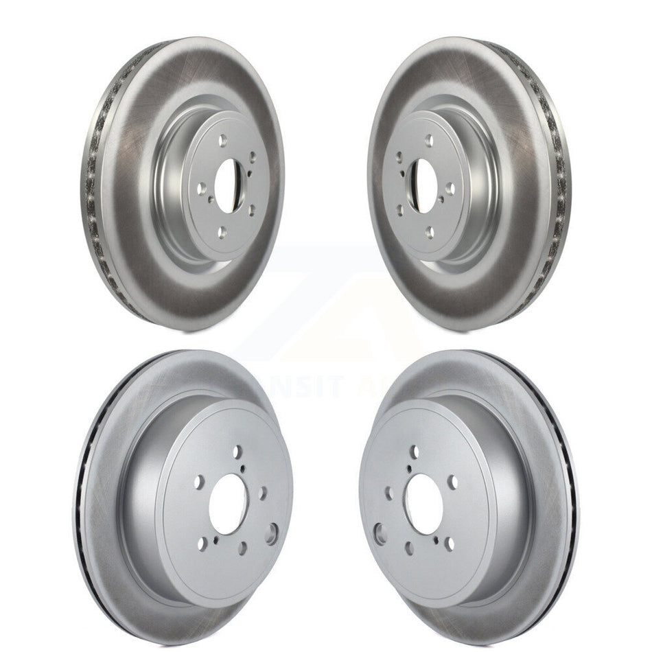Front Rear Coated Disc Brake Rotors Kit For Subaru Outback Legacy KG-100985