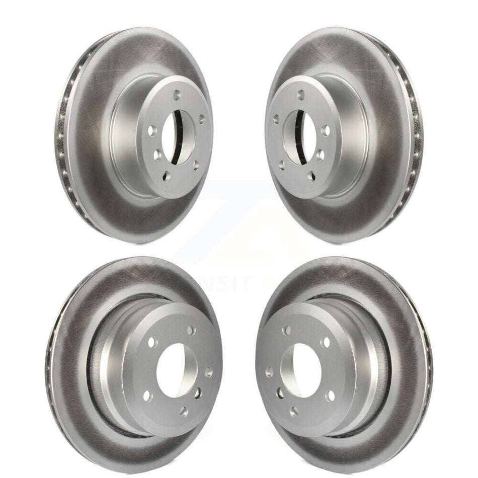 Front Rear Coated Disc Brake Rotors Kit For BMW 530xi 535xi 528i xDrive 535i 528xi 525xi KG-101003