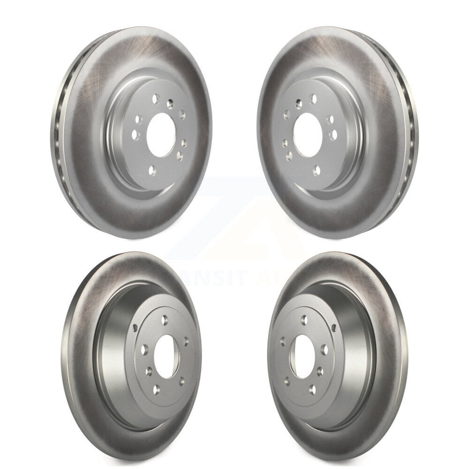 Front Rear Coated Disc Brake Rotors Kit For Mercedes-Benz ML350 R350 ML500 ML320 R500 R320 ML450 KG-101010