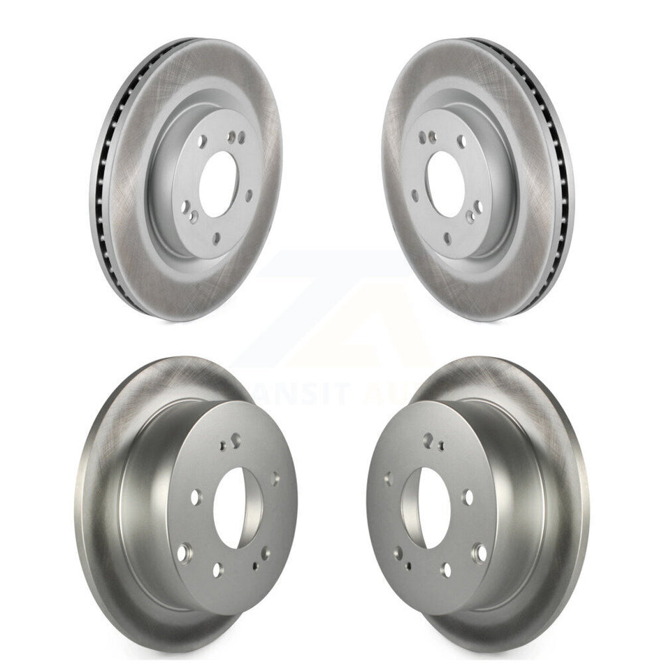 Front Rear Coated Disc Brake Rotors Kit For Mitsubishi Galant Eclipse KG-101013