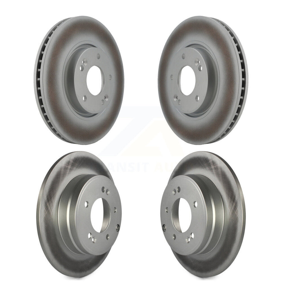 Front Rear Coated Disc Brake Rotors Kit For Hyundai Sonata Kia Optima KG-101019