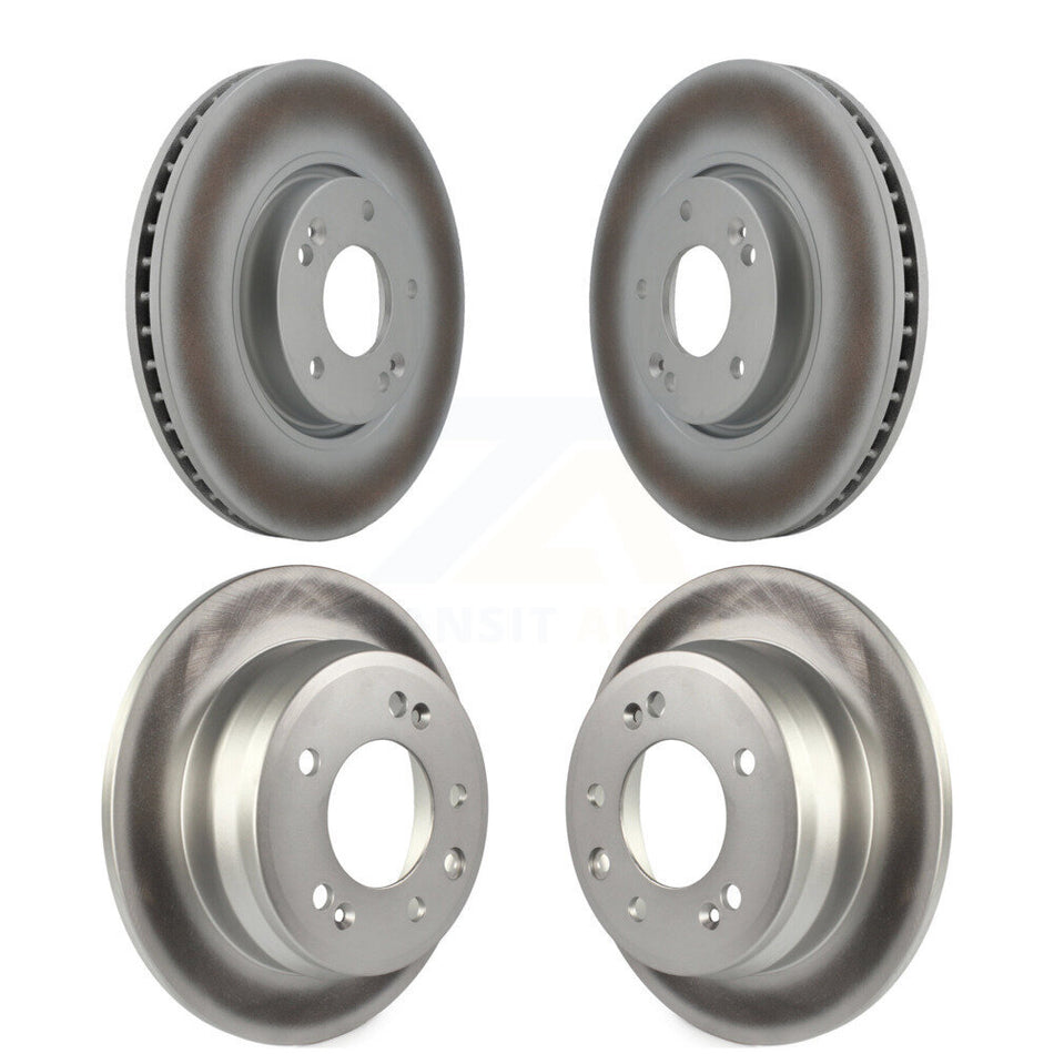 Front Rear Coated Disc Brake Rotors Kit For Kia Sportage Hyundai Tucson KG-101021