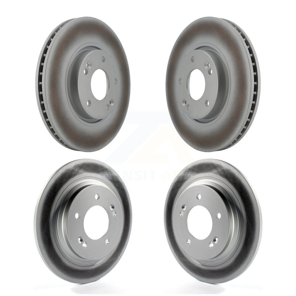 Front Rear Coated Disc Brake Rotors Kit For Kia Optima Hyundai Sonata Soul EV KG-101023