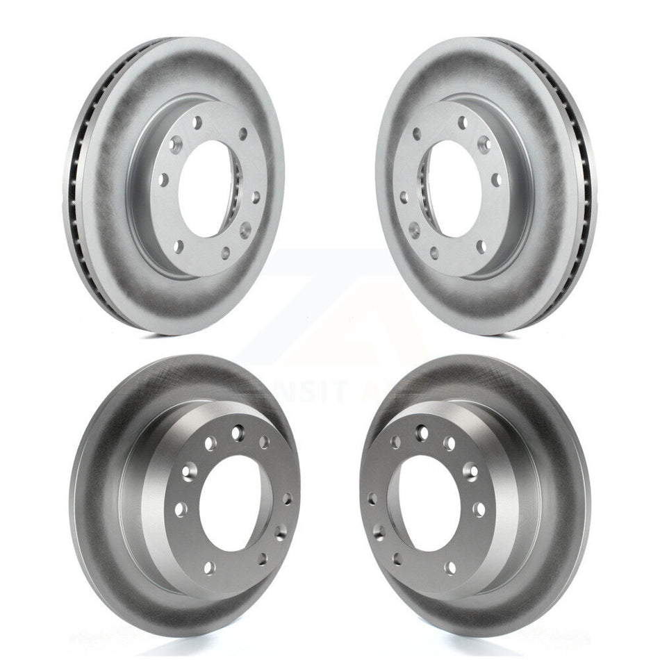 Front Rear Coated Disc Brake Rotors Kit For Kia Sedona Hyundai Entourage KG-101025