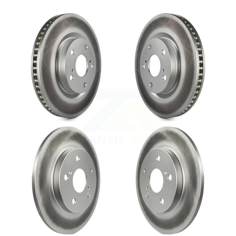 Front Rear Coated Disc Brake Rotors Kit For Toyota Matrix Pontiac Vibe Corolla iM Scion KG-101029