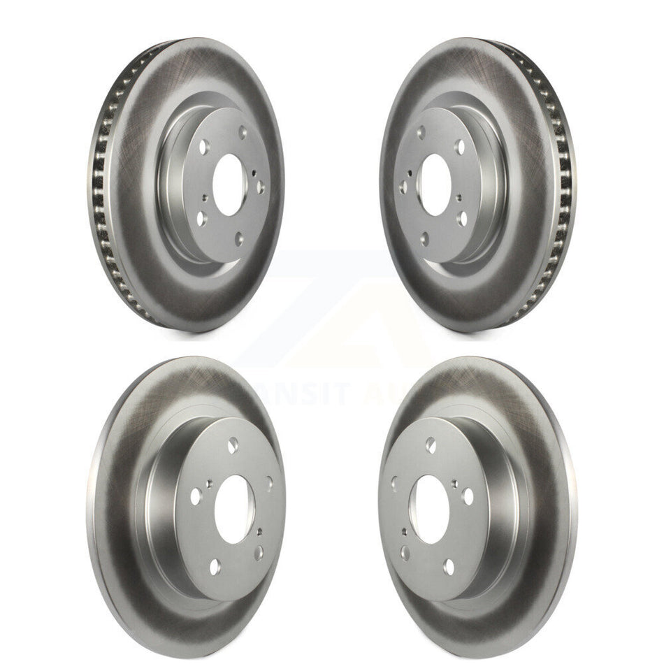 Front Rear Coated Disc Brake Rotors Kit For 2011-2016 Scion tC KG-101030