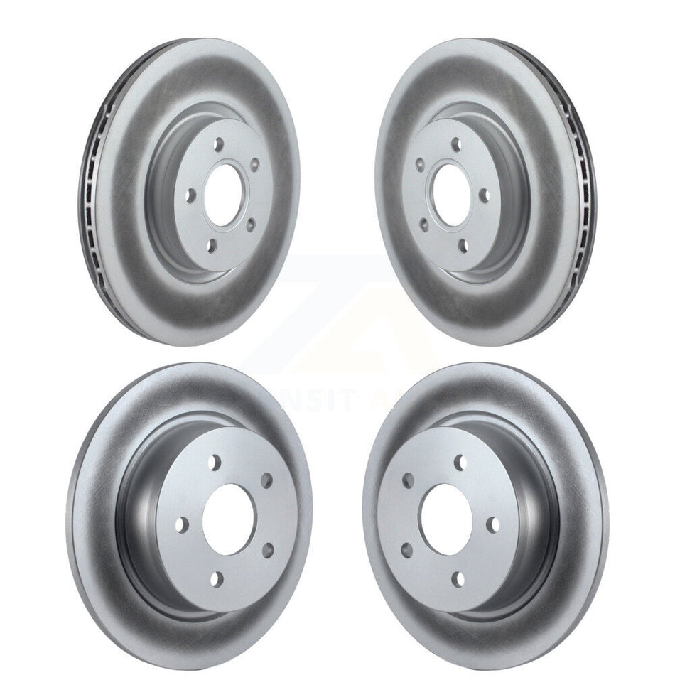 Front Rear Coated Disc Brake Rotors Kit For Ford Escape Transit Connect KG-101051