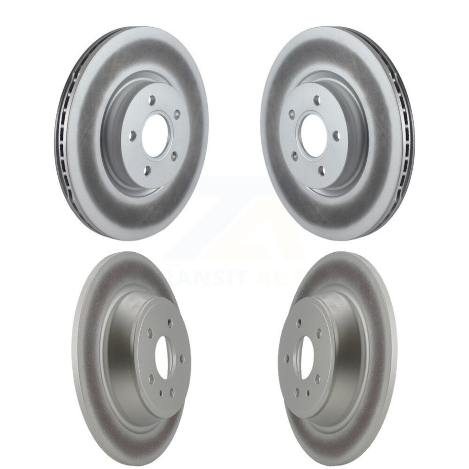 Front Rear Coated Disc Brake Rotors Kit For Ford Escape Lincoln MKC KG-101052