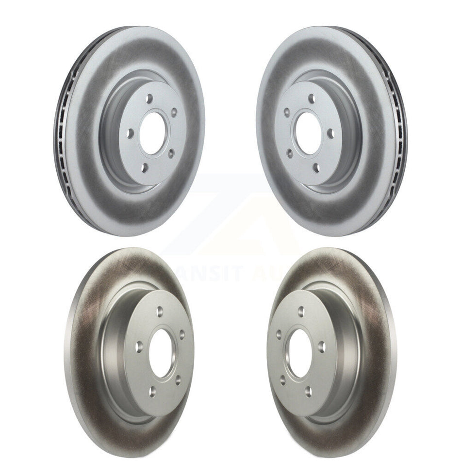 Front Rear Coated Disc Brake Rotors Kit For Volvo S40 C70 V50 With 320mm Diameter Rotor KG-101053