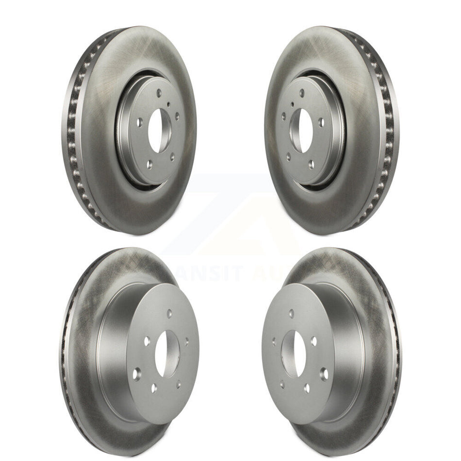 Front Rear Coated Disc Brake Rotors Kit For Infiniti FX35 FX37 QX70 FX45 INFINITI KG-101056