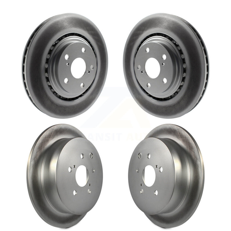 Front Rear Coated Disc Brake Rotors Kit For Toyota Highlander Sienna Lexus RX350 RX450h KG-101082