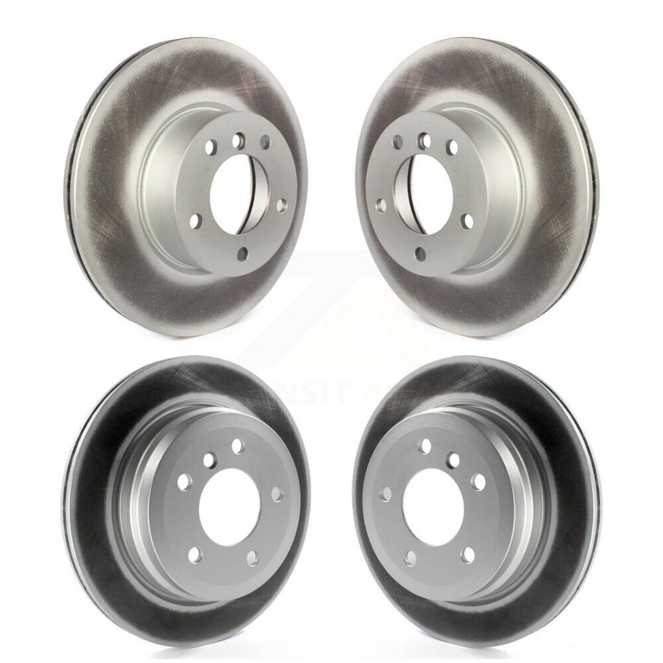 Front Rear Coated Disc Brake Rotors Kit For BMW 328i xDrive X1 328xi KG-101094