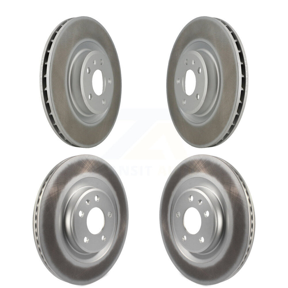 Front Rear Coated Disc Brake Rotors Kit For Audi Q5 Porsche Macan A6 Quattro S4 S5 A7 KG-101106