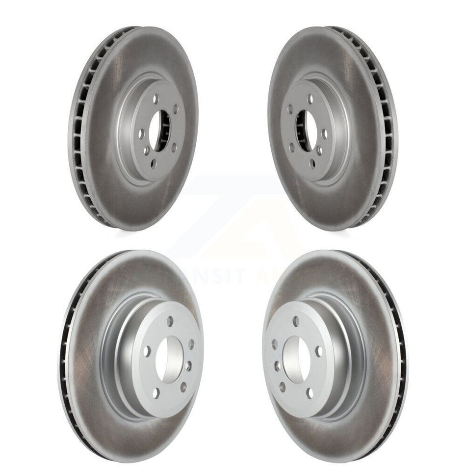 Front Rear Coated Disc Brake Rotors Kit For BMW X5 X6 xDrive50i KG-101111