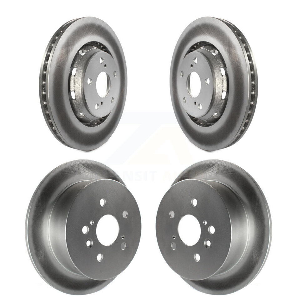 Front Rear Coated Disc Brake Rotors Kit For 2009-2016 Toyota Venza KG-101115