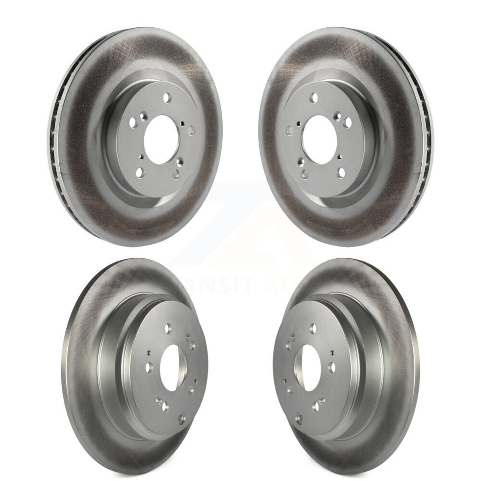 Front Rear Coated Disc Brake Rotors Kit For 2011-2014 Honda Odyssey KG-101116