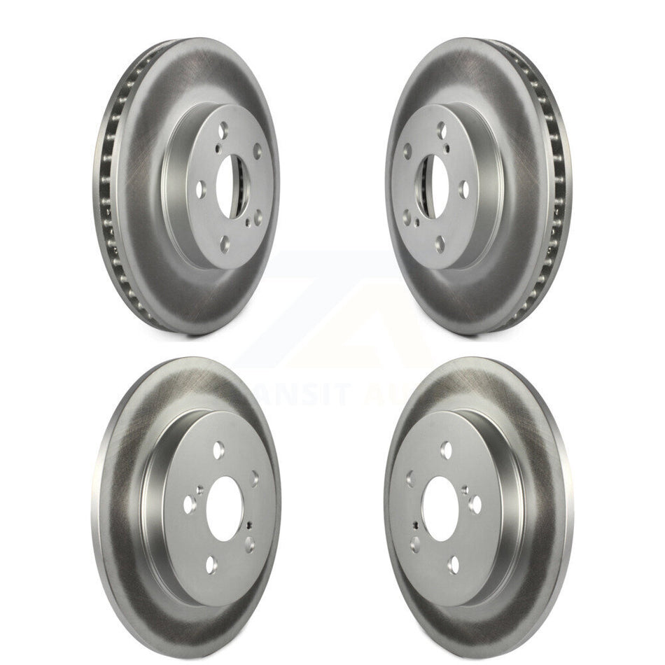 Front Rear Coated Disc Brake Rotors Kit For Toyota Prius Lexus CT200h Plug-In KG-101119