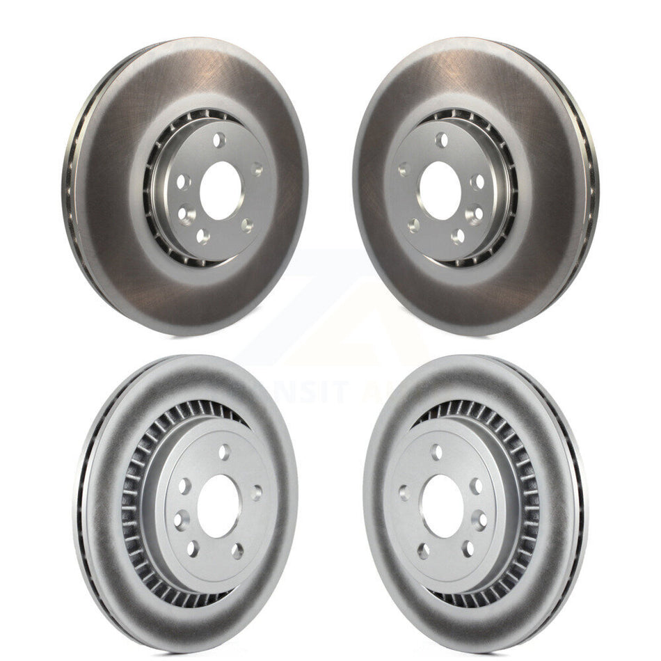 Front Rear Coated Disc Brake Rotors Kit For Volvo XC60 KG-101124