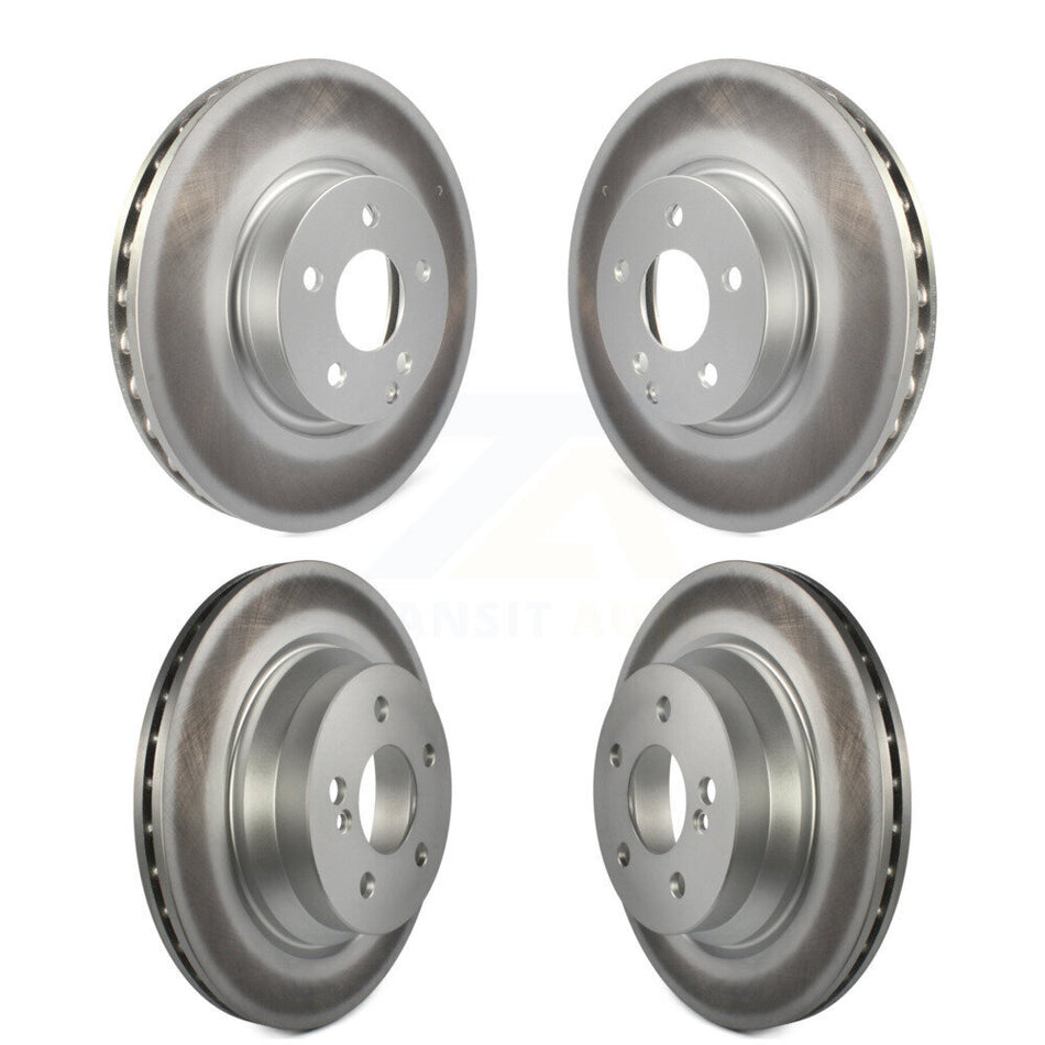 Front Rear Coated Disc Brake Rotors Kit For Mercedes-Benz E350 E400 With 322mm Diameter Rotor KG-101131