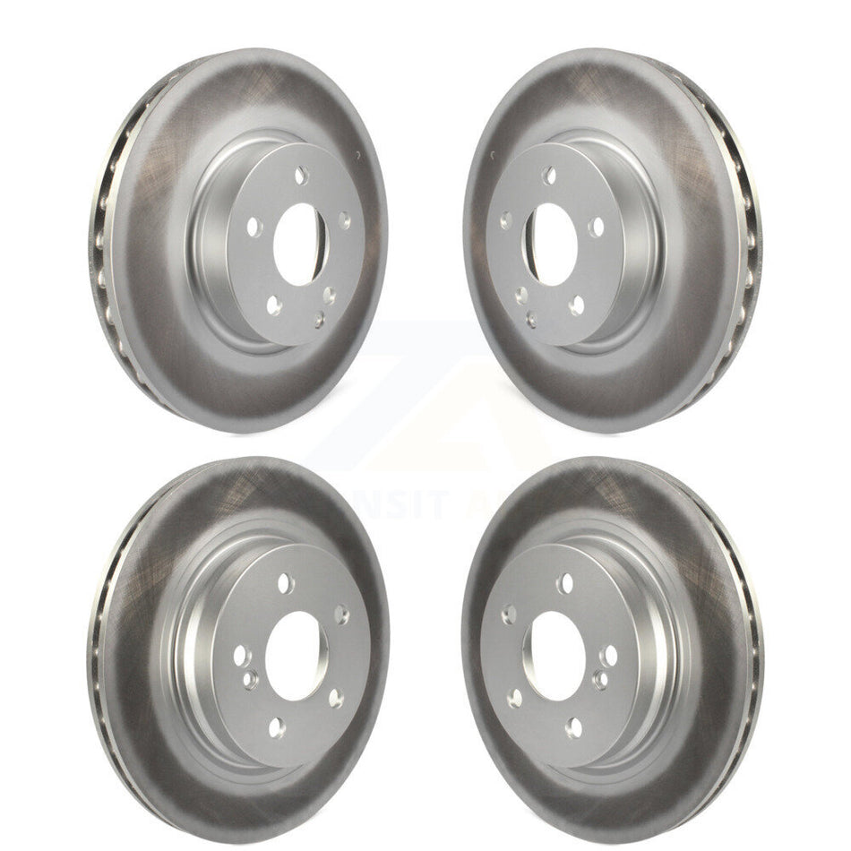 Front Rear Coated Disc Brake Rotors Kit For Mercedes-Benz E350 C300 C350 KG-101132