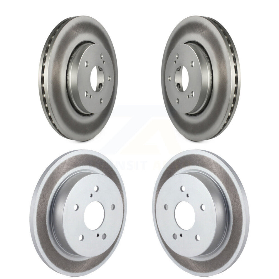 Front Rear Coated Disc Brake Rotors Kit For 2010-2013 Suzuki Kizashi KG-101135