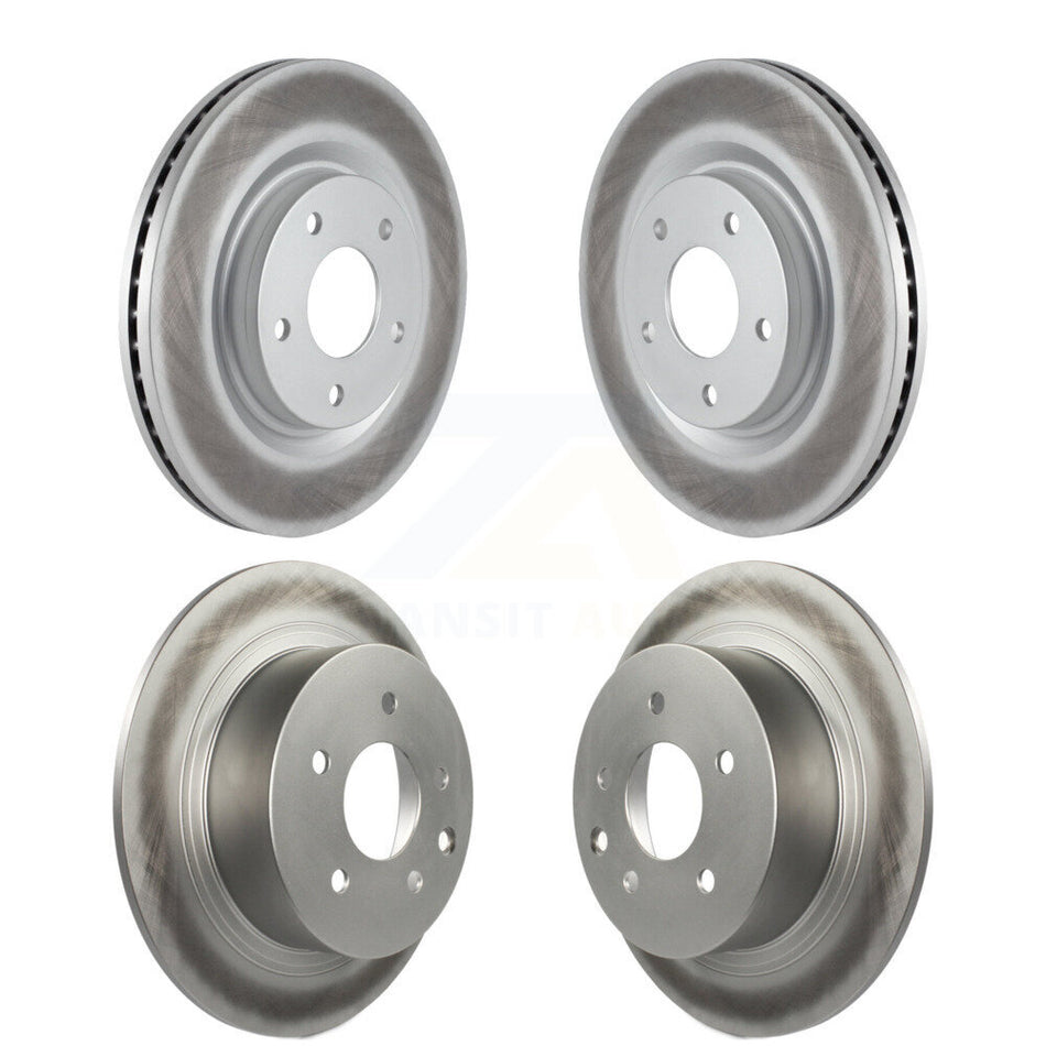 Front Rear Coated Disc Brake Rotors Kit For Nissan Sentra Juke KG-101137