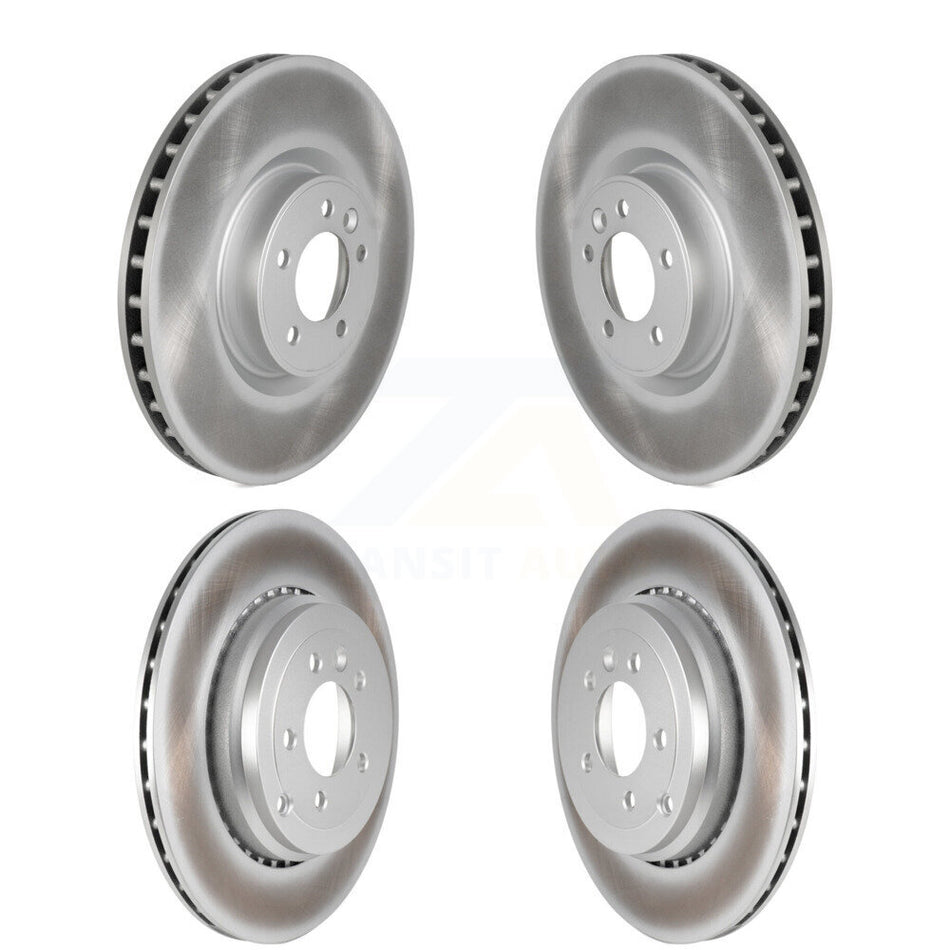 Front Rear Coated Disc Brake Rotors Kit For 2010-2013 Land Rover Range Sport Supercharged KG-101148