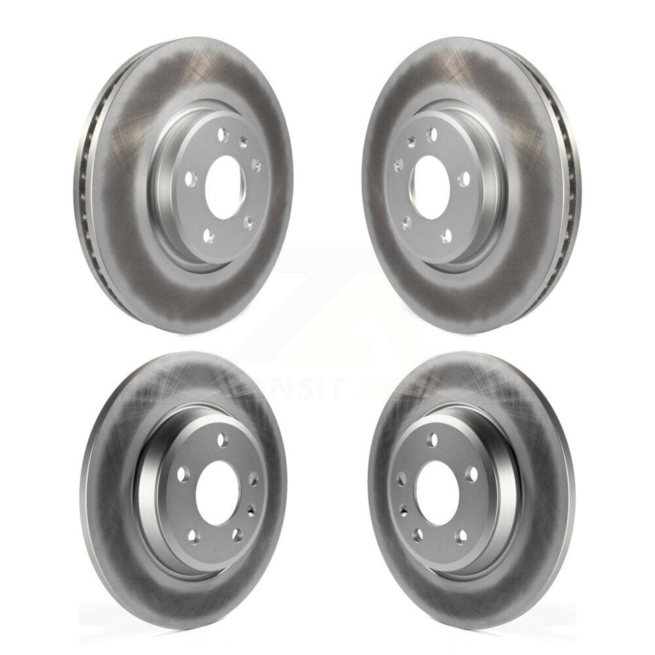 Front Rear Coated Disc Brake Rotors Kit For Audi Q5 A4 A5 Quattro allroad A6 KG-101152