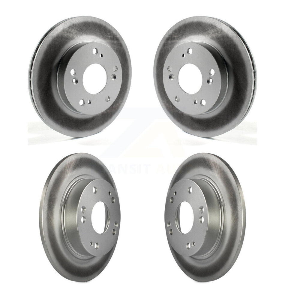 Front Rear Coated Disc Brake Rotors Kit For Honda Civic Acura ILX KG-101154