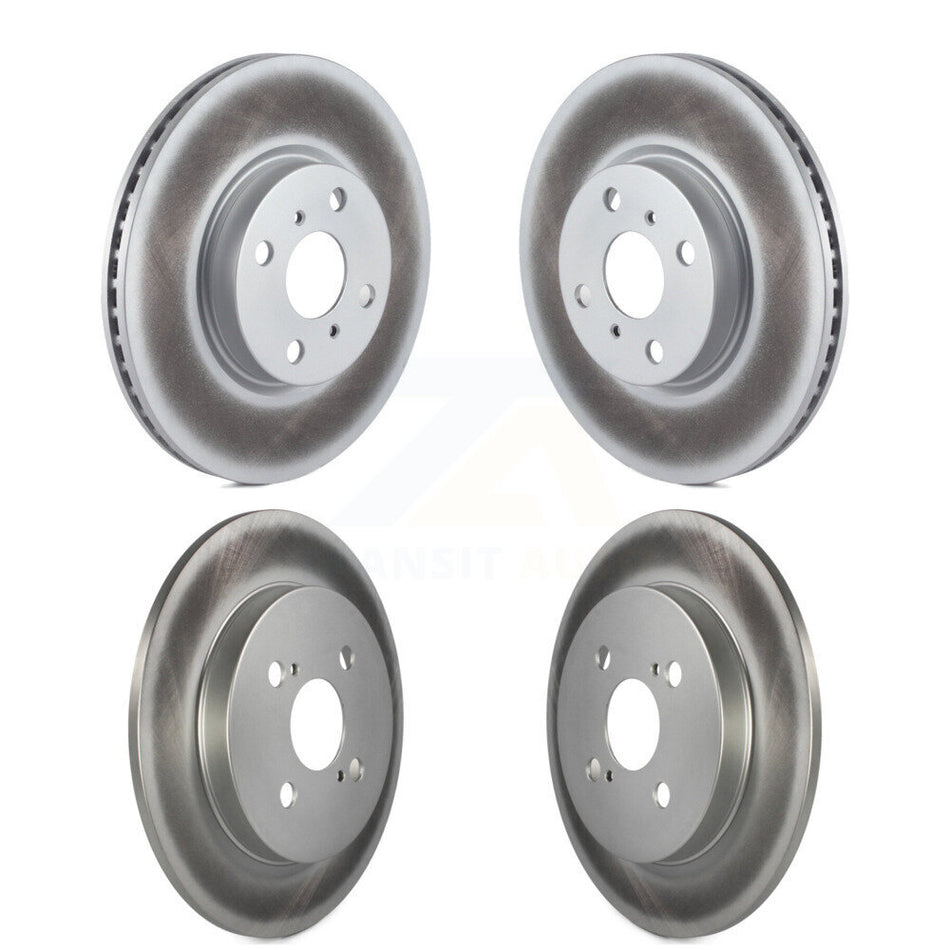 Front Rear Coated Disc Brake Rotors Kit For Toyota Yaris KG-101157