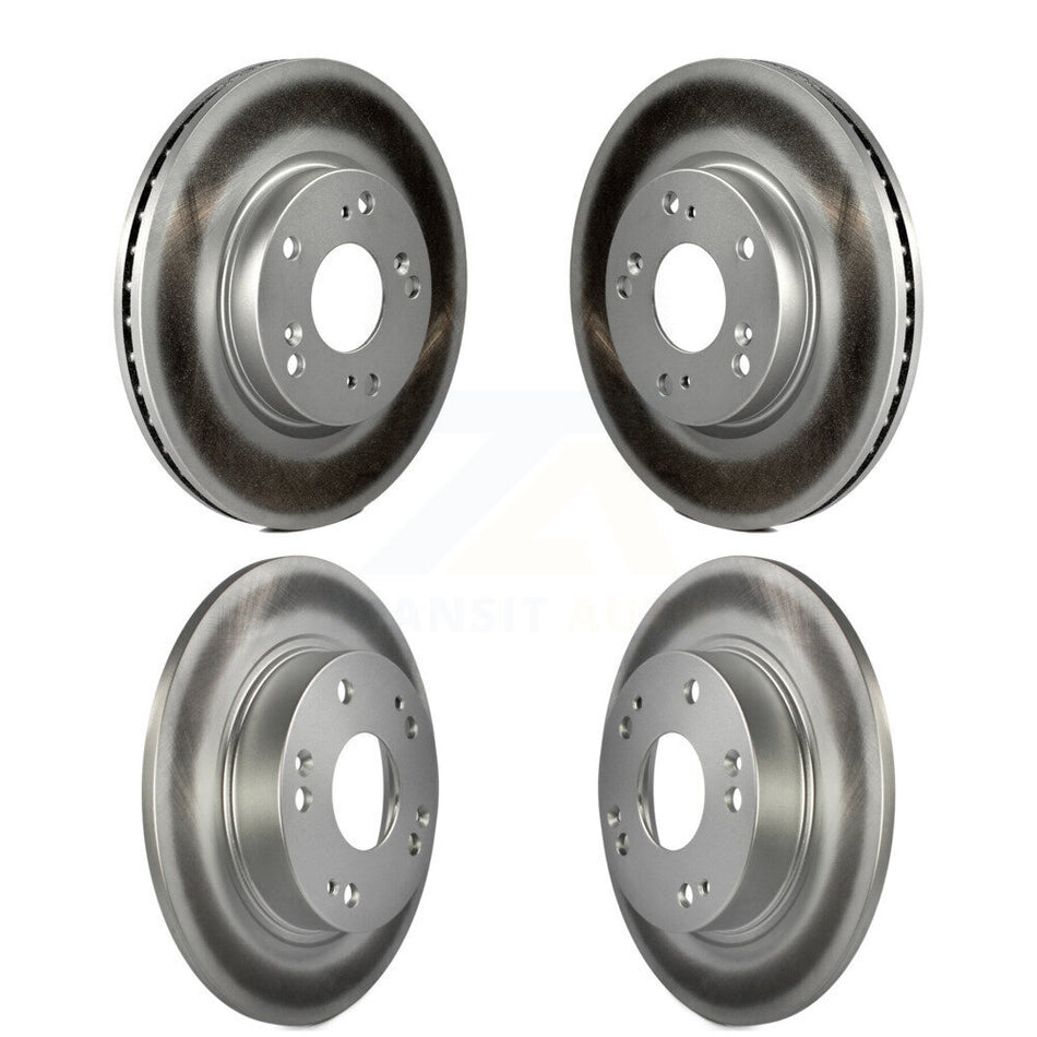 Front Rear Coated Disc Brake Rotors Kit For 2013 Acura ILX 2.0L KG-101159
