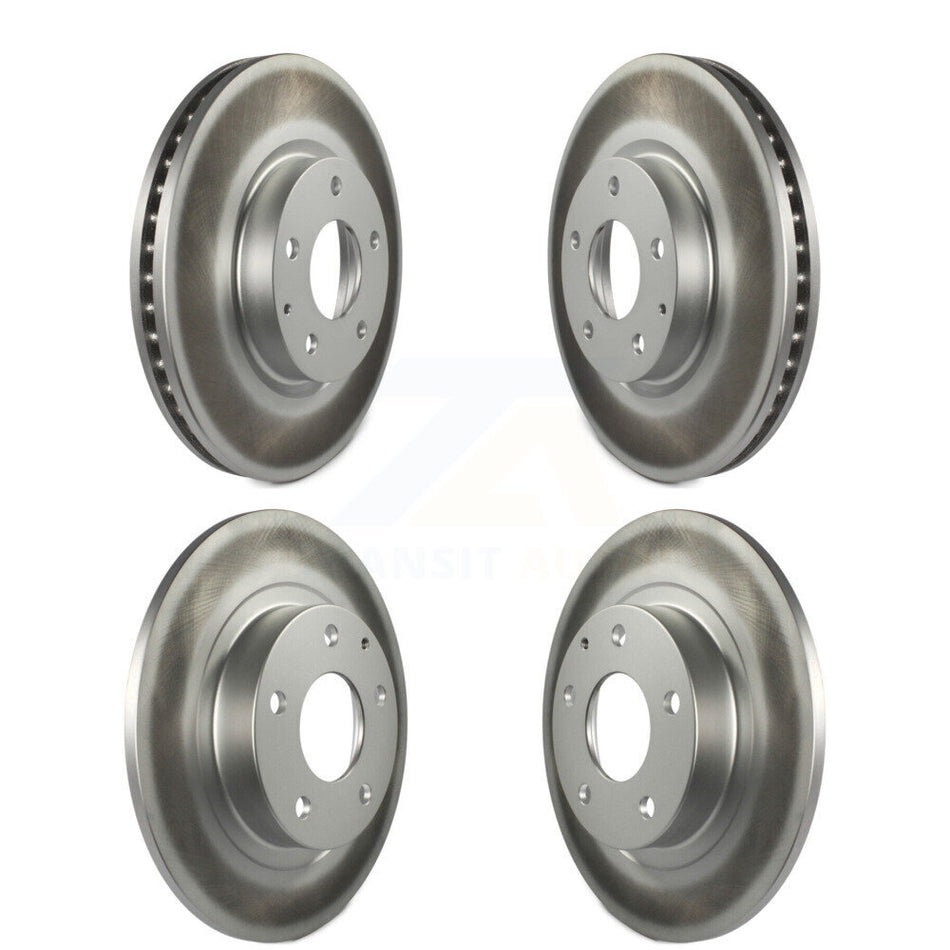 Front Rear Coated Disc Brake Rotors Kit For 2014-2018 Mazda 6 KG-101162