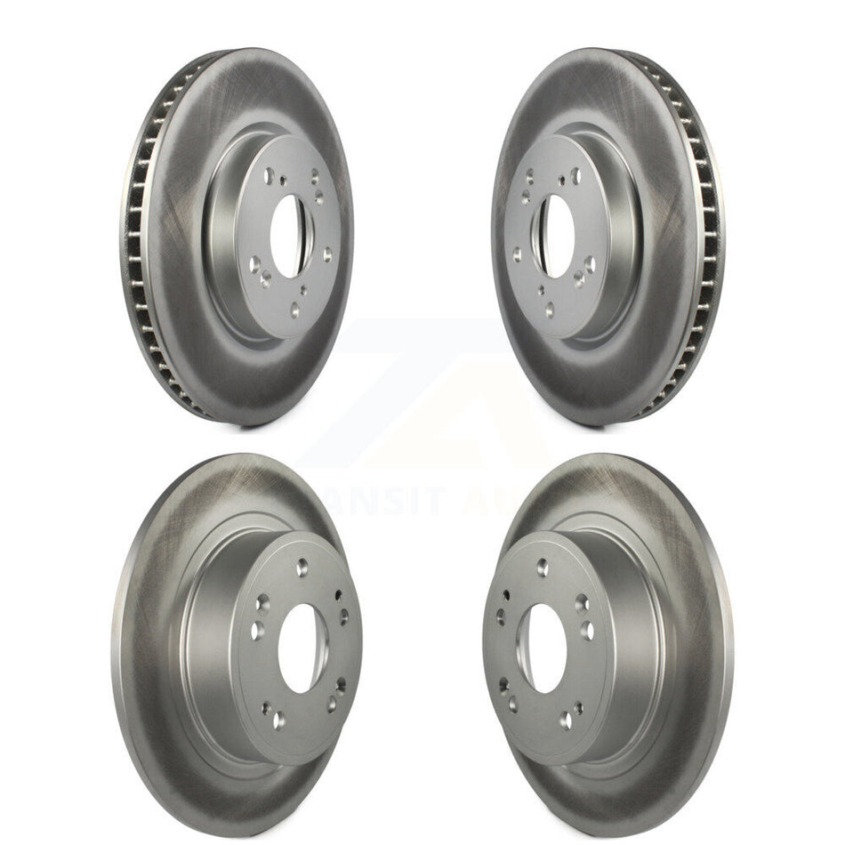 Front Rear Coated Disc Brake Rotors Kit For Honda Accord KG-101166