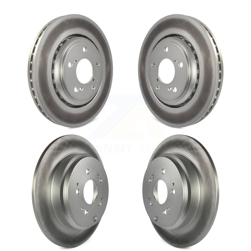 Front Rear Coated Disc Brake Rotors Kit For 2015-2017 Honda Odyssey KG-101170