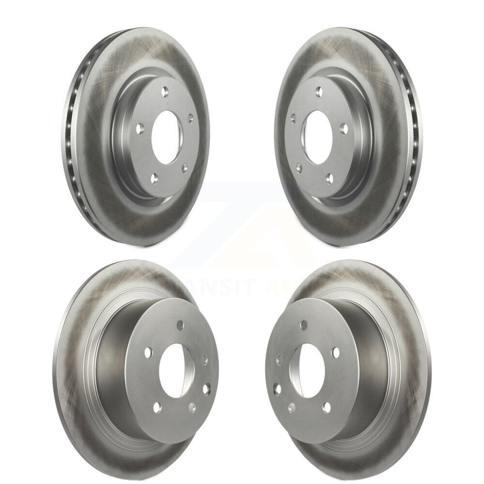 Front Rear Coated Disc Brake Rotors Kit For Nissan Sentra KG-101182