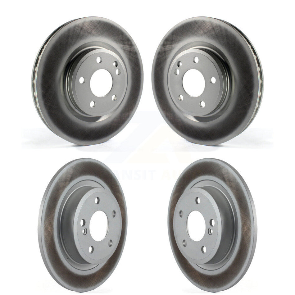 Front Rear Coated Disc Brake Rotors Kit For Mercedes-Benz CLA250 GLA250 INFINITI QX30 KG-101188