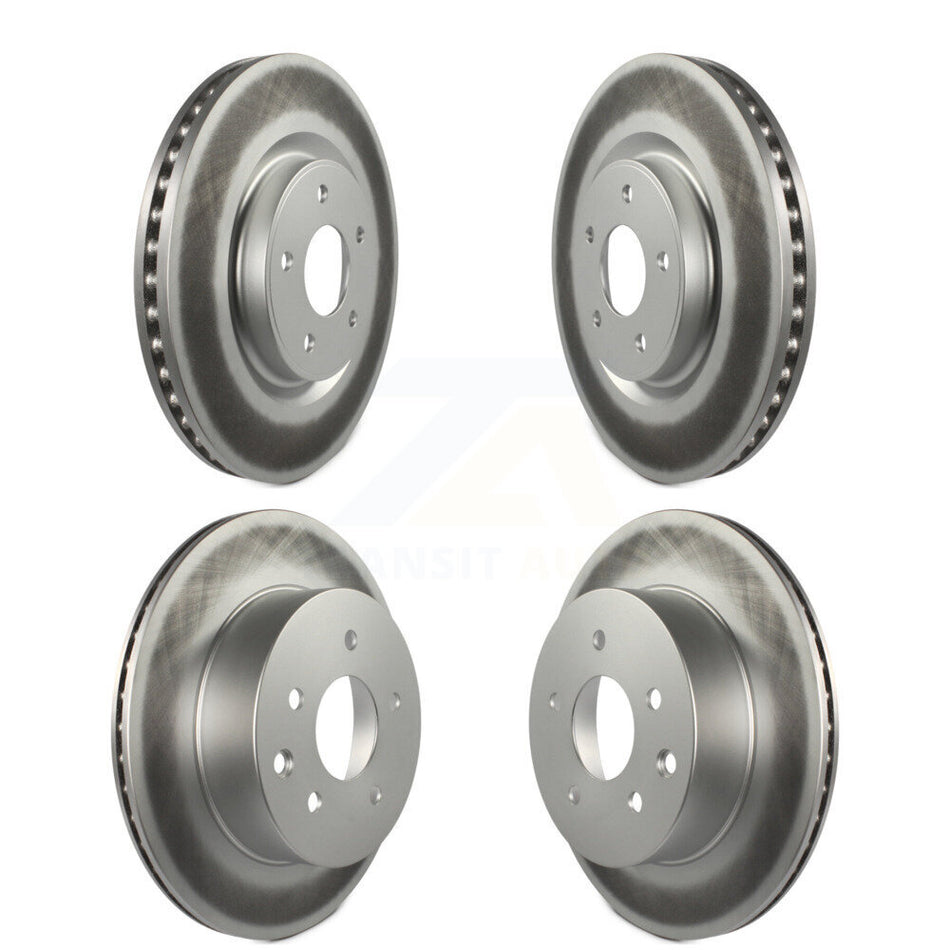 Front Rear Coated Disc Brake Rotors Kit For Nissan Rogue KG-101190