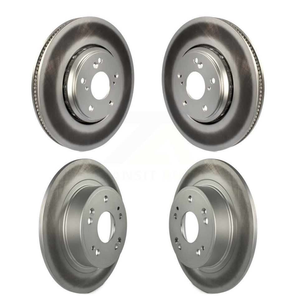 Front Rear Coated Disc Brake Rotors Kit For Honda Accord Acura ILX KG-101200