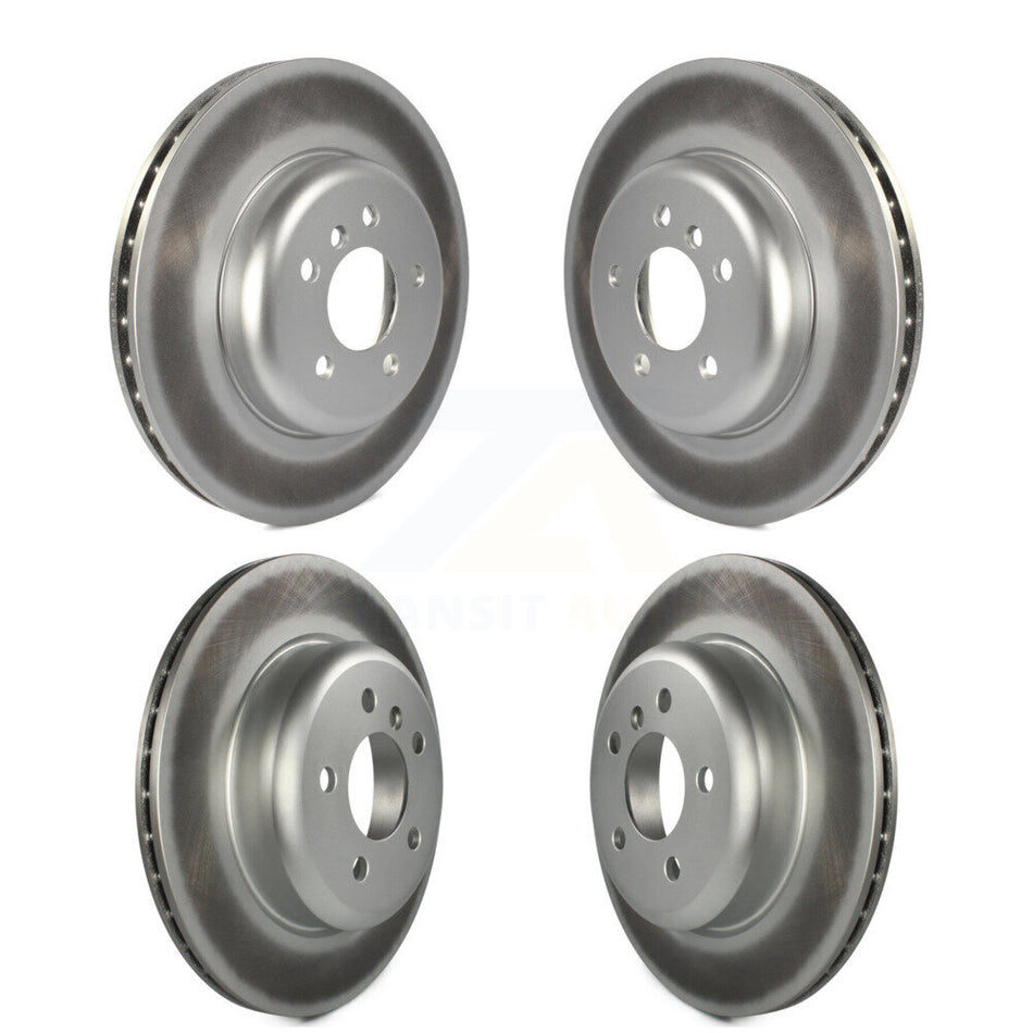 Front Rear Coated Disc Brake Rotors Kit For BMW 535i xDrive 535d ActiveHybrid 5 KG-101218