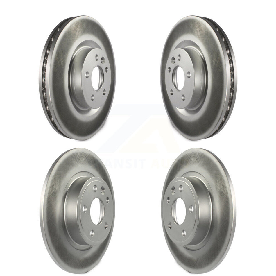 Front Rear Coated Disc Brake Rotors Kit For Land Rover Discovery Sport Jaguar E-Pace KG-101220