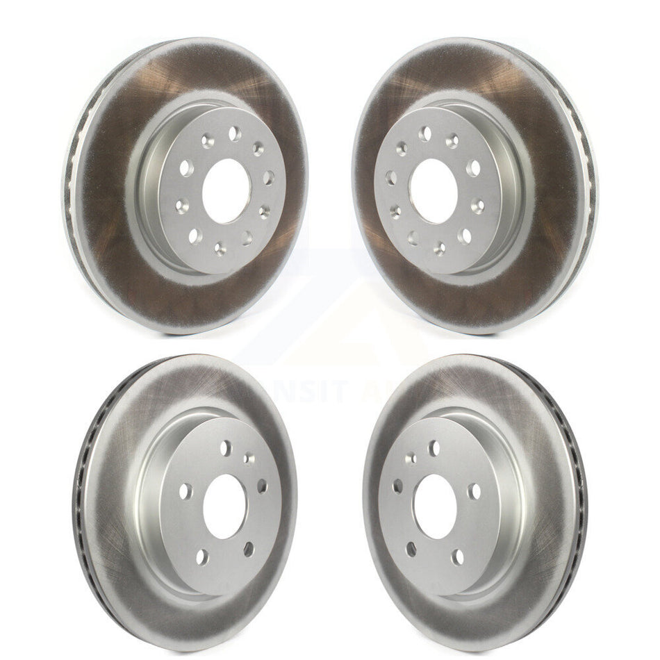 Front Rear Coated Disc Brake Rotors Kit For Chevrolet Camaro Cadillac CT5 KG-101233