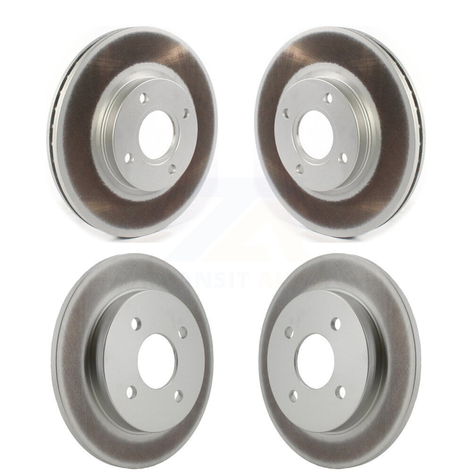 Front Rear Coated Disc Brake Rotors Kit For 2014-2019 Ford Fiesta ST KG-101241