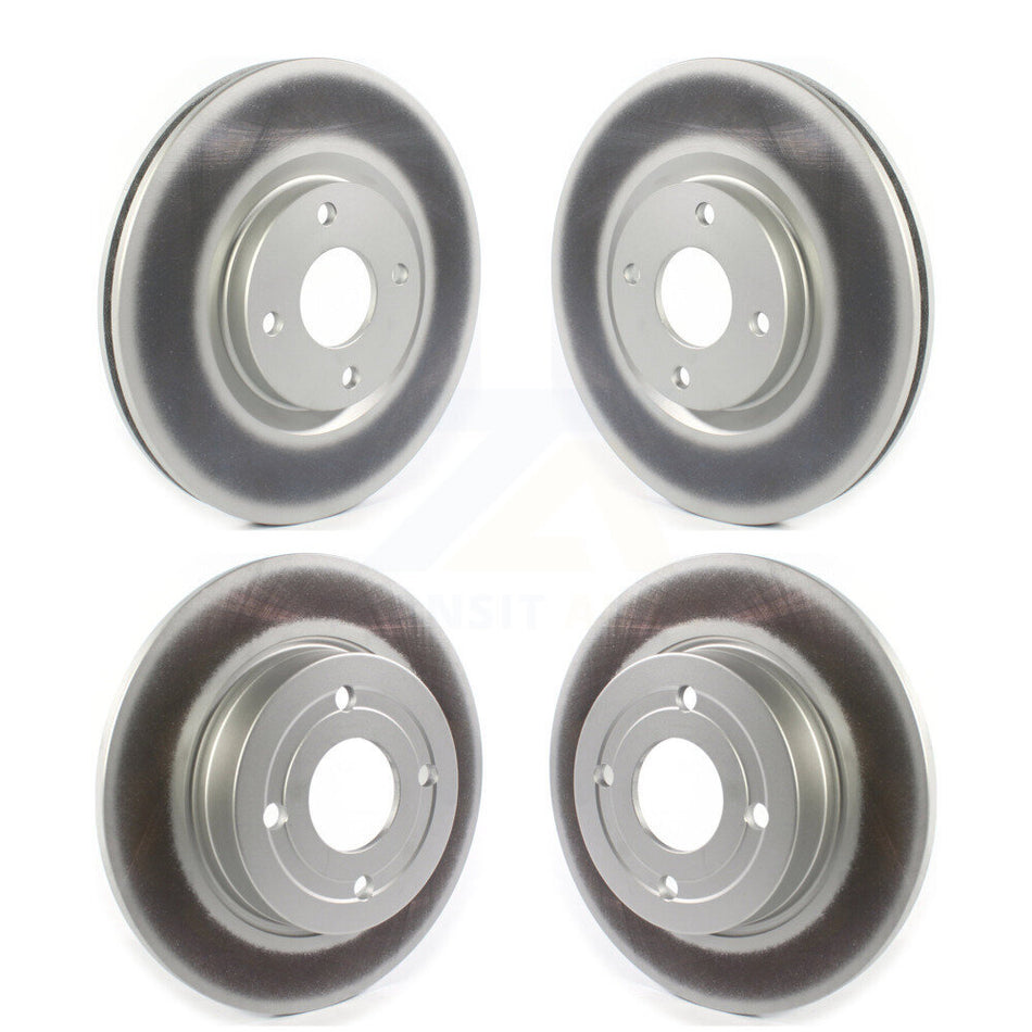 Front Rear Coated Disc Brake Rotors Kit For Ford EcoSport KG-101242