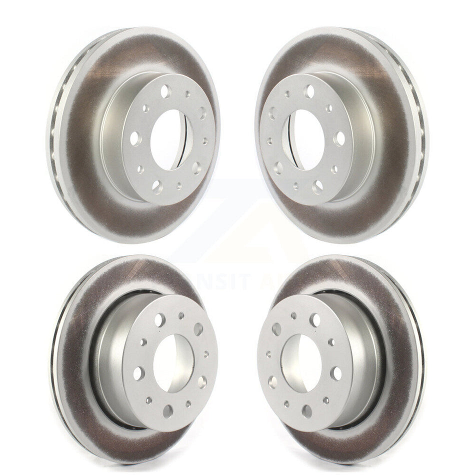 Front Rear Coated Disc Brake Rotors Kit For Ram ProMaster 1500 2500 3500 KG-101246