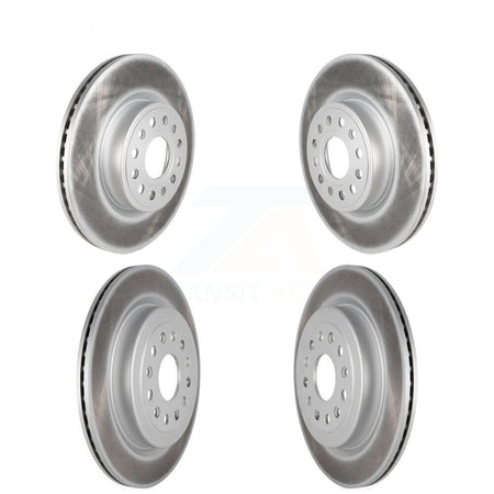 Front Rear Coated Disc Brake Rotors Kit For Ram 1500 KG-101248