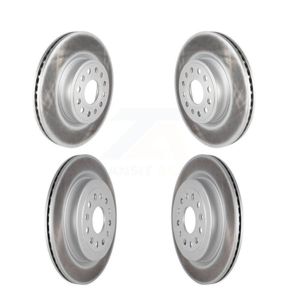 Front Rear Coated Disc Brake Rotors Kit For Ram 1500 KG-101248
