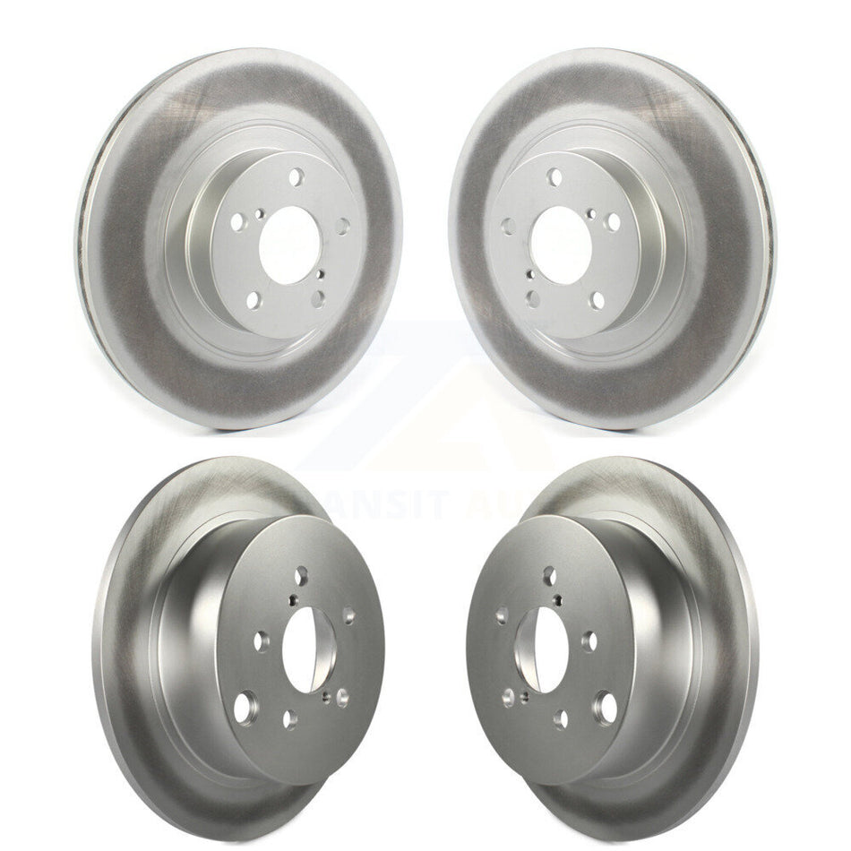 Front Rear Coated Disc Brake Rotors Kit For Subaru Forester XV Crosstrek With 292mm Diameter Rotor KG-101255