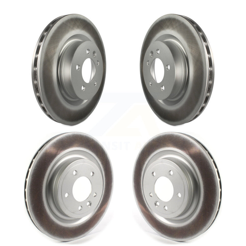 Front Rear Coated Disc Brake Rotors Kit For Land Rover Range Sport Discovery KG-101260